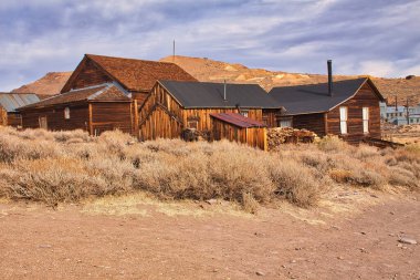 Sierra Dağlarındaki Bodie hayalet kasabası