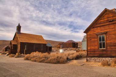 Sierra Dağlarındaki Bodie hayalet kasabası