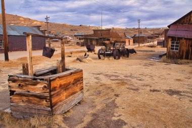 Sierra Dağlarındaki Bodie hayalet kasabası