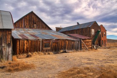 Sierra Dağlarındaki Bodie hayalet kasabası