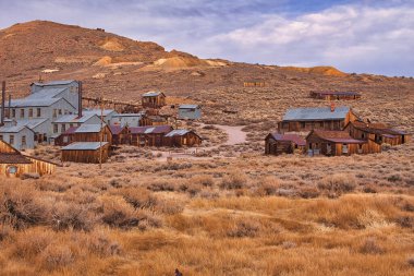 Hgh Sierra 'daki Bodie hayalet kasabası