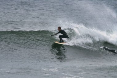 Surfing White Point in Nova Scotia Canada