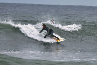 Surfing White Point in Nova Scotia Canada