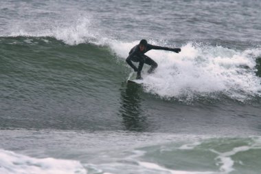 Surfing White Point in Nova Scotia Canada