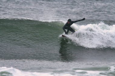 Surfing White Point in Nova Scotia Canada