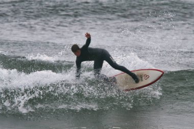 Surfing White Point in Nova Scotia Canada