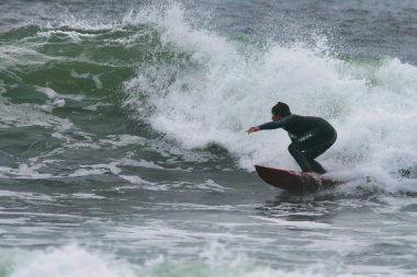 Surfing White Point in Nova Scotia Canada