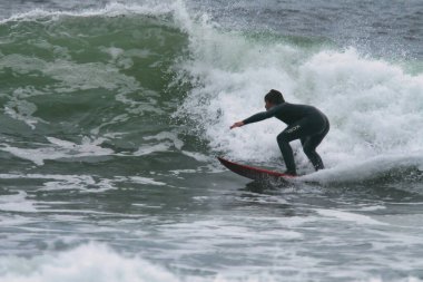 Surfing White Point in Nova Scotia Canada