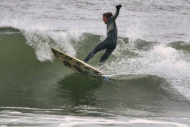 Surfing White Point in Nova Scotia Canada