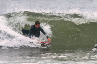 Surfing White Point in Nova Scotia Canada