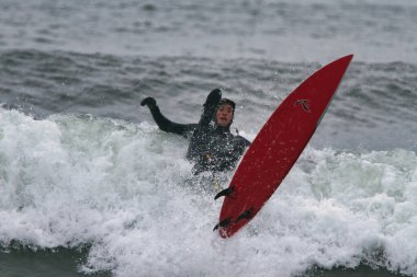Surfing White Point in Nova Scotia Canada