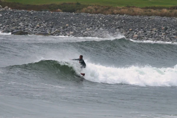 Surfing White Point Nueva Escocia Canadá — Foto de Stock