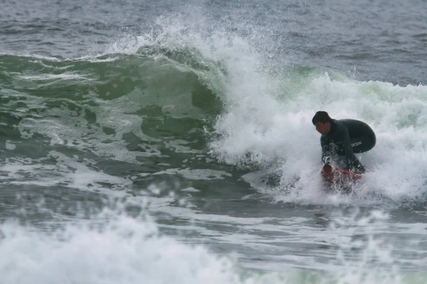 Surfing White Point Nova Scotia Canada — Stock Photo, Image