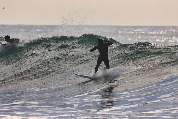 Surfing Rincon Point Kalifornii 2021 — Stock fotografie