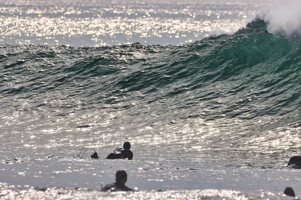 Серфинг Зимние Волны Точке Ринкон Калифорнии 2021 — стоковое фото