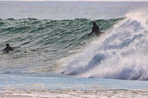 Surfen Wintergolven Rincon Punt Californië 2021 — Stockfoto