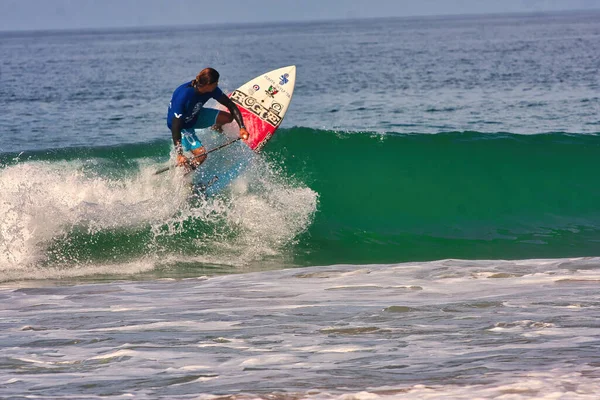 Paddle Board Surfing Contest Sayulita Mexico — Stock Photo, Image