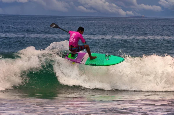 Paddle Concorso Surf Tavolo Sayulita Messico — Foto Stock