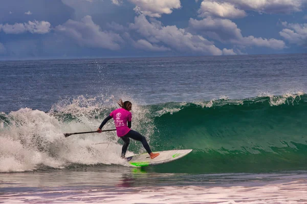 Paddle Concorso Surf Tavolo Sayulita Messico — Foto Stock