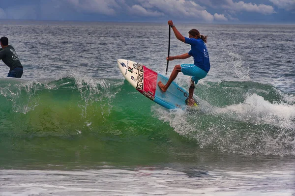 Bordsurfwedstrijd Mexico Amarillaslatinas Net — Stockfoto