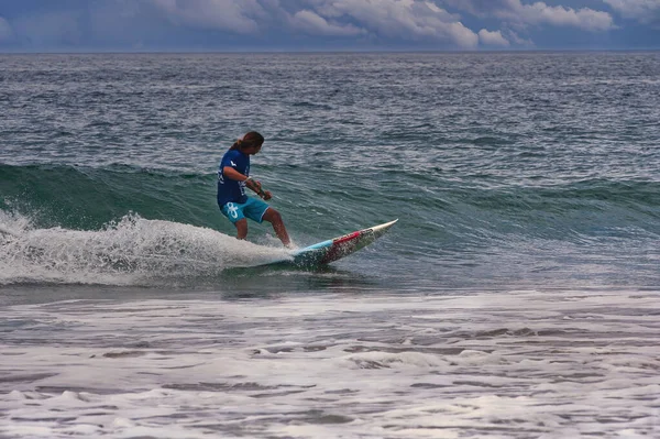 Paddle Board Surfování Soutěž Sayulita Mexiko — Stock fotografie