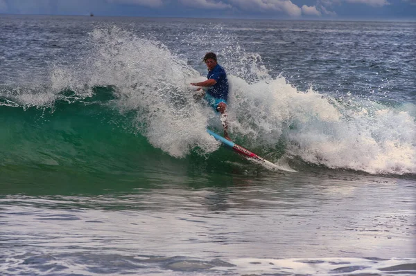 Paddle Board Surfing Tävling Sayulita Mexiko — Stockfoto