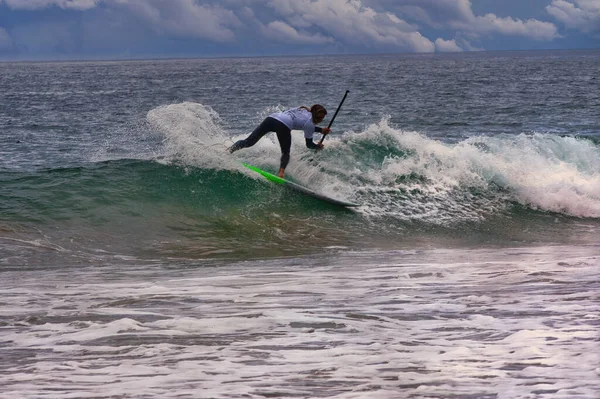 Paddle Concorso Surf Tavolo Sayulita Messico — Foto Stock