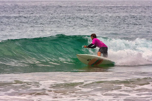 墨西哥Sayulita的木板冲浪比赛 — 图库照片