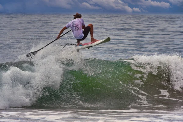墨西哥Sayulita的木板冲浪比赛 — 图库照片