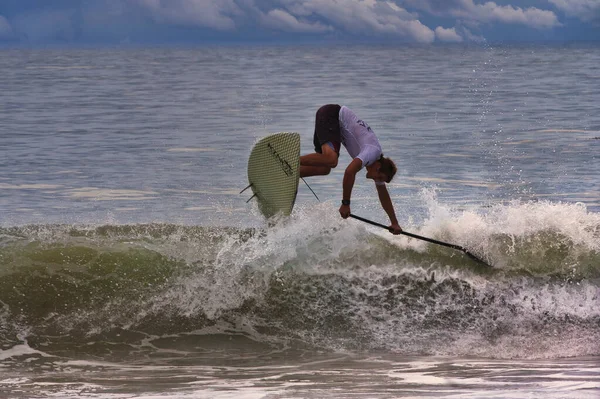 Paddle Board Concurso Surf Sayulita México — Foto de Stock