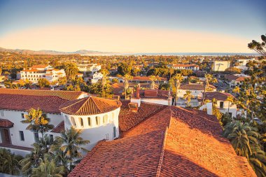 Santa Barbara, Kaliforniya manzaralı Adliye Sarayı