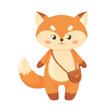 Çantalı şirin tilki.