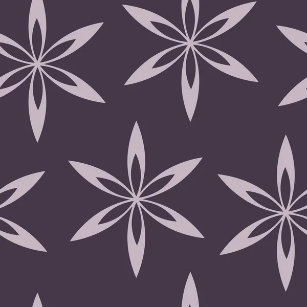 Seamless floral pattern. Tender purple flowers on dark purple background