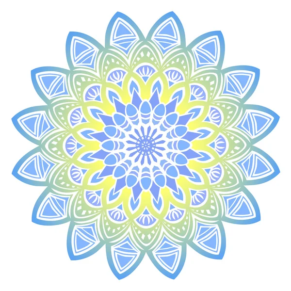 Mandala. Elementos decorativos. Tarjetas perfectas para el diseño, cumpleaños y otras vacaciones, caleidoscopio, medallón, yoga, india, árabe, motivos islámicos Vectores De Stock Sin Royalties Gratis