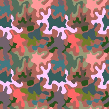 Sorunsuz kamuflaj soyut desen.