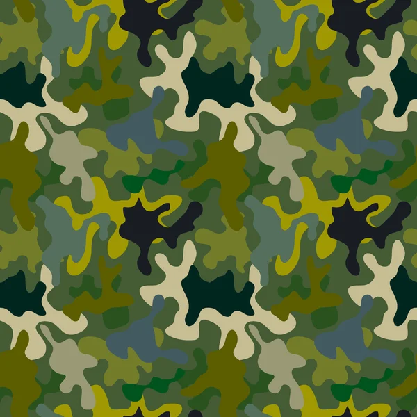 Patrón abstracto de camuflaje sin costuras . — Archivo Imágenes Vectoriales