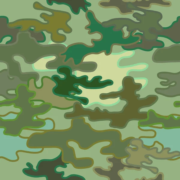 Patrón abstracto de camuflaje sin costuras . — Vector de stock