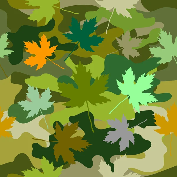 Modèle abstrait de camouflage sans couture . — Image vectorielle