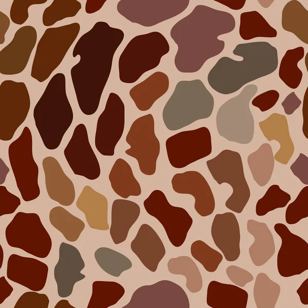 Girafe motif simple sans couture classique . — Image vectorielle