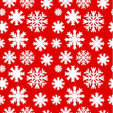 kar taneleri sorunsuz vektör desen. 