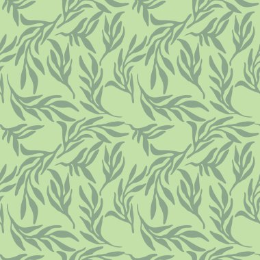 Sorunsuz çiçek desenli. Söğüt ağacı.