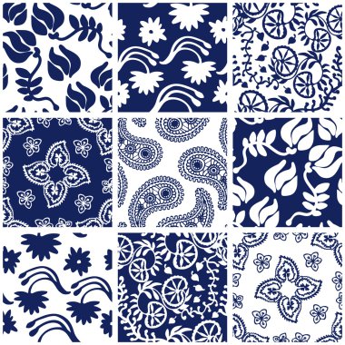 Viktorya dönemi kesintisiz desenleri.