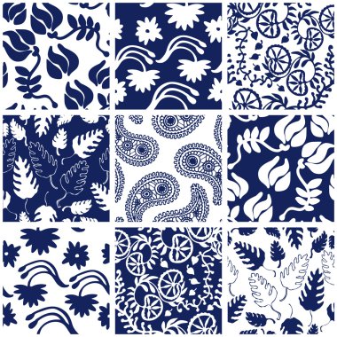 Viktorya dönemi kesintisiz desenleri.