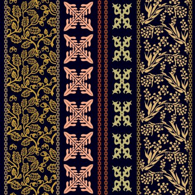 Art Deco sorunsuz kenarlık kümesi