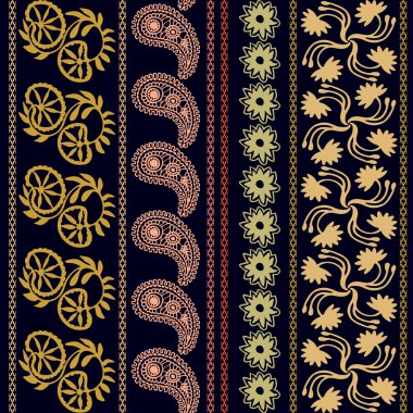 Art Deco sorunsuz kenarlık kümesi