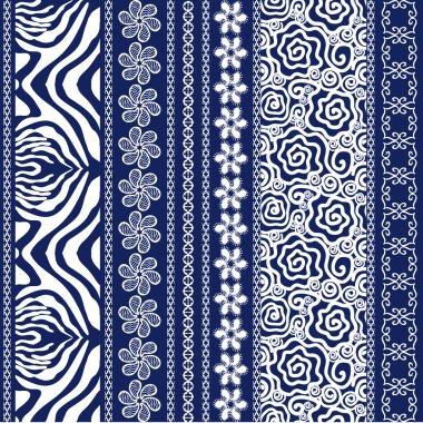 Rustik bohem kenarlık kümesi