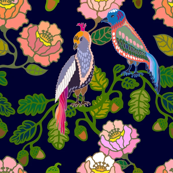 Modèle de kimono sans couture — Image vectorielle