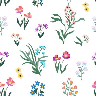 Tekrarlanan kusursuz vektör deseni.