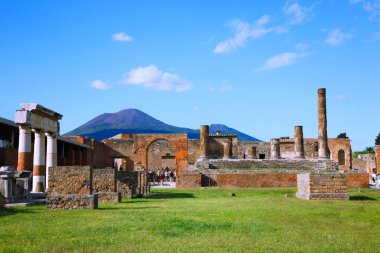 The archaeological areas of Pompeii, Herculaneum and Torre Annunziata, Italy clipart