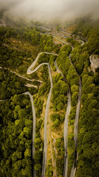 Incredibile Primavera Aerea Paesaggio Girato — Foto Stock